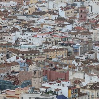 Photo Textures of Background City Malaga